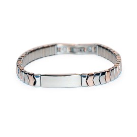 Energetix Magnetix 1232 / 566 Magnetic Bracelet Copper / Black and Silver Can be engraved Size L - XXL universal