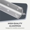 Wintex Triangular Ruler Silver – High Quality Aluminium Ruler 30