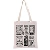 G2TUP Novel Inspired Gift Travel V Tote Bag Fantasy Fiction