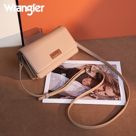 Wrangler Crossbody Bags for Women Small Size Crossbody Trendy Ladies Purse with Adjustable Straps