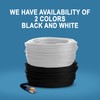 Primes DIY 3 Core Round White Flex Flexible Cable, stranded