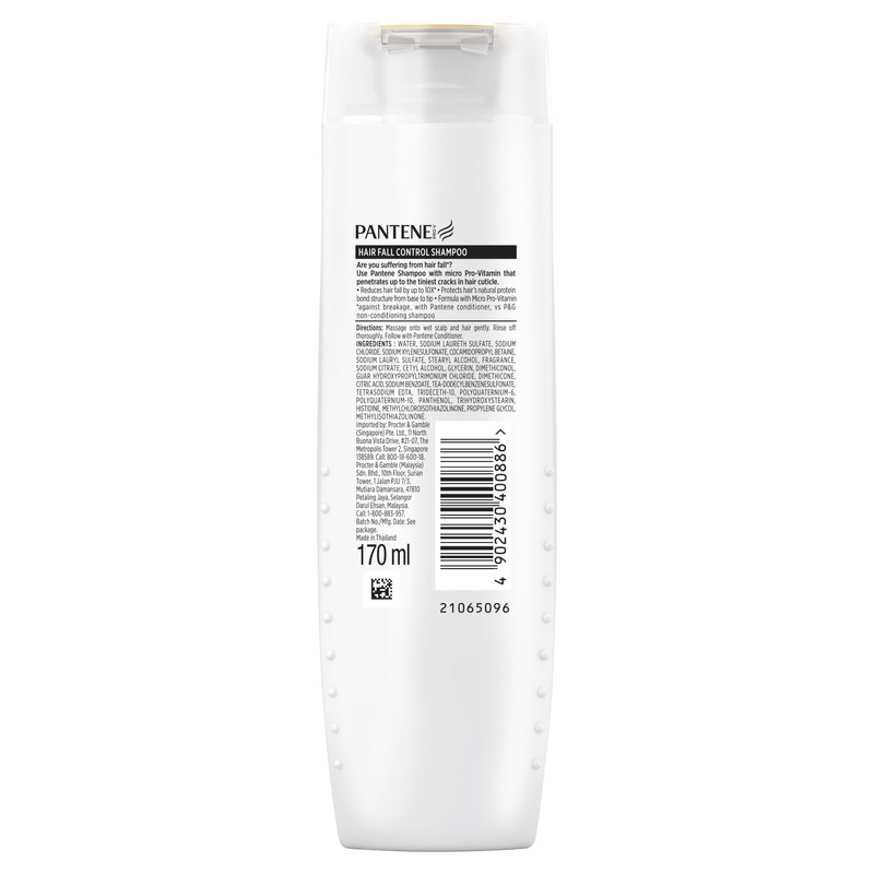 Pantene Pro-Vitamin Shampoo Hair Fall Control Hair Care 170ml