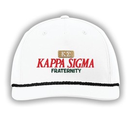 New! Kappa Sig White Richardson Rope Hat