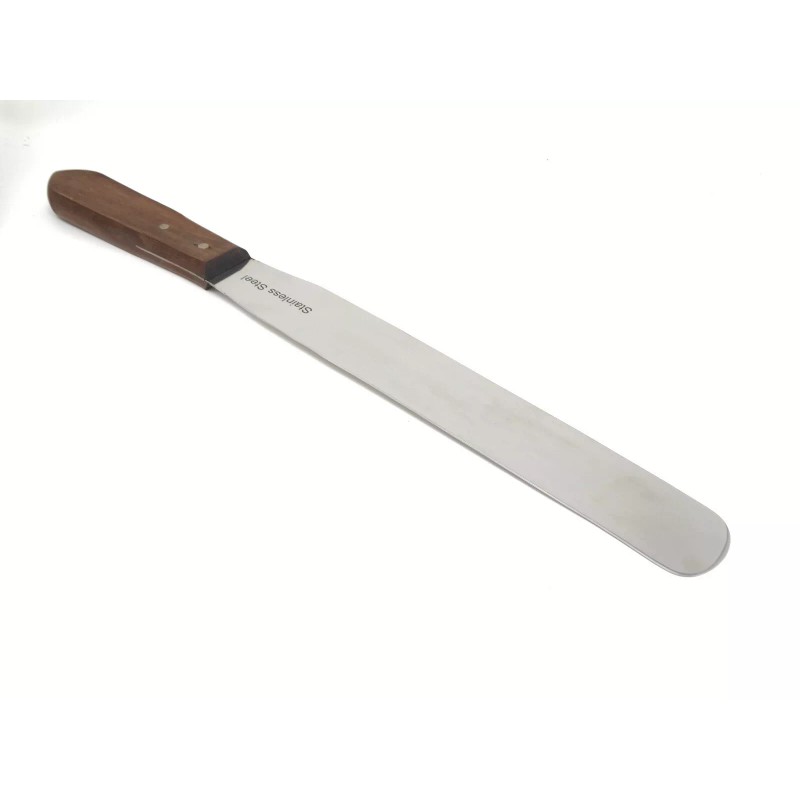 A2Z Scilab Wooden Handle Chef's Baking Spatula,Pastry Icing Spreader Knife,Stainles