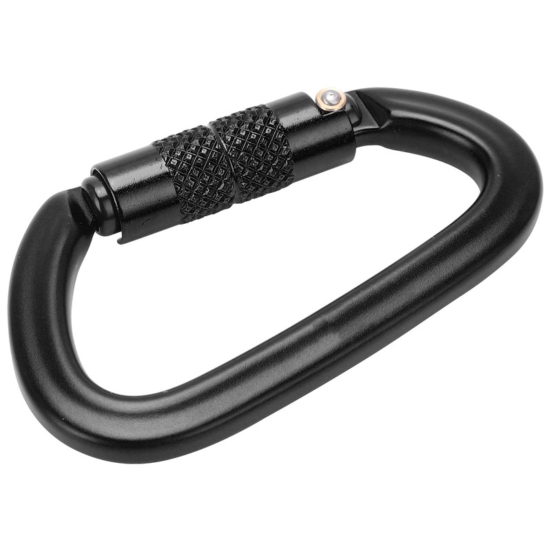 Aluminum Auto Locking Climbing Carabiner Clips Twist Lock DRing Clip