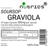 Nutrics® GRAVIOLA Fruit 500mg 90 V Capsules (1 Month Supply)