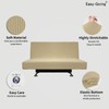 Easy-Going - Funda elástica para futón sin Brazos, Protector de