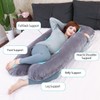 MOON PINE Pregnancy Pillow, U Shaped Full Body Pillow for