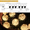 AWQ 20 LED 41FT Globe Ball String Lights, G40 Crystal