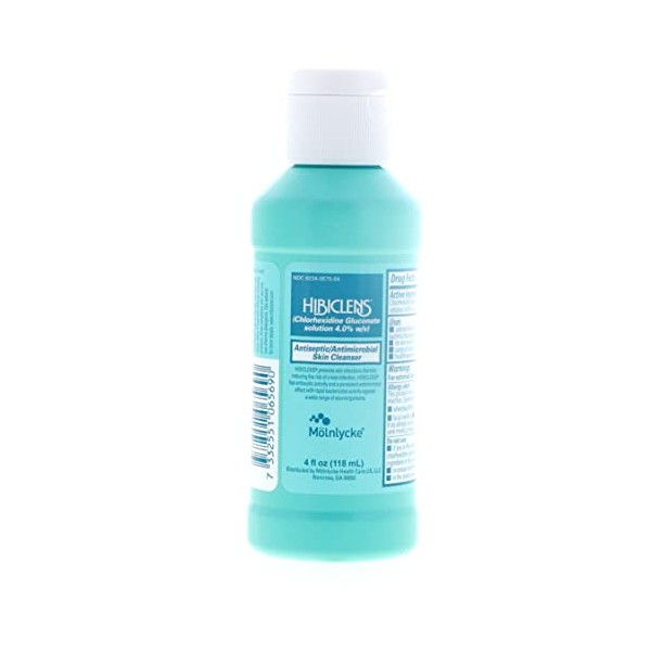 Hibiclens Antiseptic Skin Cleanser, 4 oz Bottle (Pack of 5)