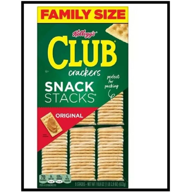 Kellogg's Club Crackers, Original, 9 Ct, 18.8 Oz, Box