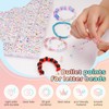 FZIIVQU 1450 Piece Letter Beads Set, 4 x 7 mm