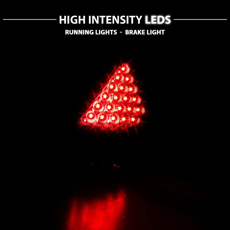 AmeriLite LED Replacement Taillights All Red Set For 350Z -