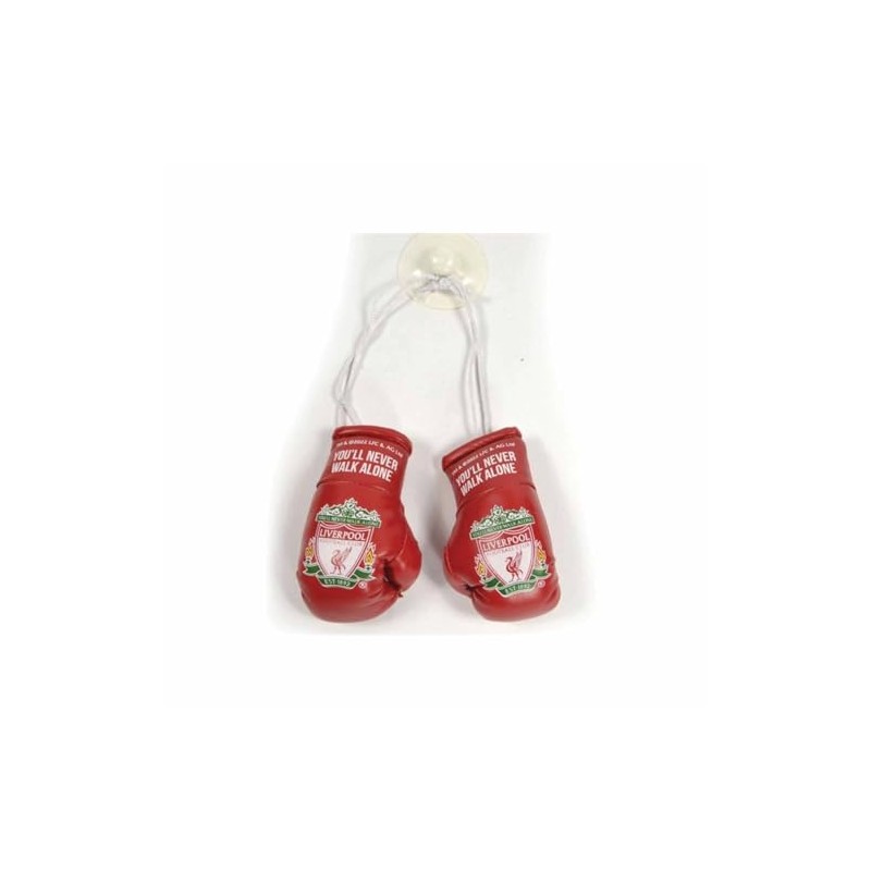 Liverpool FC You'll Never Walk Alone Car Hanging Boxing Gloves