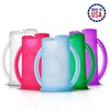 Flipping Holder Squeeze Proof Food Pouch Holder for Toddlers, Babies,