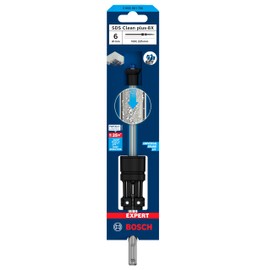 Bosch 1 x Expert SDS Clean plus-8X hammer drill bit for installations (diameter 6.00 mm, professional hammer drill)