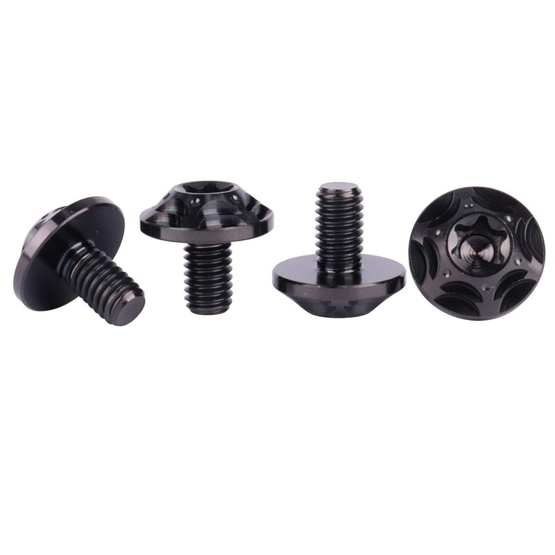 UHDFBDHF Titanium Bolt M6 Torx Head T40 Screws for Bicycle,