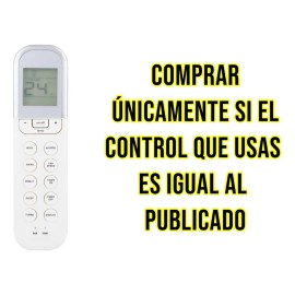 Control Expert minisplit aire ac mirage X2 X Max X Life Rg36b4/bge color blanco