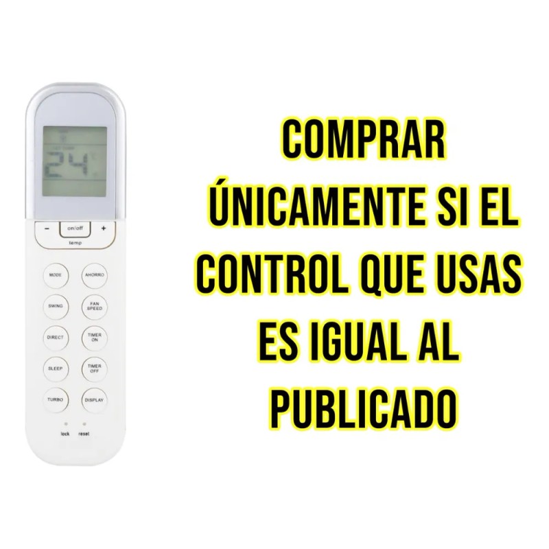 Control Expert minisplit aire ac mirage X2 X Max X