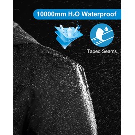 33,000ft Packable Rain Jacket Women Lightweight Waterproof Raincoat with Hood Cycling Bike Jacket Windbreaker