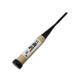 KAKURI 41912 Entry Only Chamfer, White Oak Pattern, Total Length 8.5 inches (215 mm), Blade 0.2 inches (6 mm), Chisel, DIY DIY DIY, Do-it-Yourself, Carving, Zo Hole