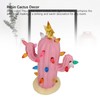 Cactus Figurine Resin Home Decor Plant Cactus Christmas Tree with