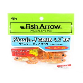 Fish Arrow(フィッシュアロー) ルアー フラッシュJグラブ4.5SW #121グローオレンジ/S