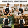Mulbijeo Grembiule Cucina Uomo, Impermeabile E Antimacchia, Grembiule Cucina, Con
