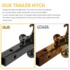 KEEPDSGN 2" Trailer Hitch Tri Ball Mount Hook Class 3/4