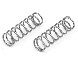 uxcell Compression Spring,304 Stainless Steel,6mm OD,0.6mm Wire Size,20mm Free Length,Silver Tone,20Pcs