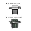 SUONA Grill Replacement Parts for Kenmore 148.20125510, 148.16656010, 148.16656011, 148.16154210,