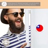 Destination Vinyl ltd Fridge Magnet - Taiwan Flag China Travel