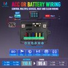 MICTUNING P1s RGB 6 Gang Switch Panel, Multifunction Toggle Momentary