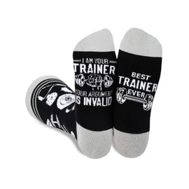 InnoBeta Personal Trainer Gifts, Gifts on Birthday and Christmas, One Size Crew Socks
