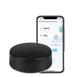 UanTii Tuya WiFi Universal IR Remote Control with Temperature Humidity Sensor 3 in 1 Smart Home Infrared Controller for Alexa Google