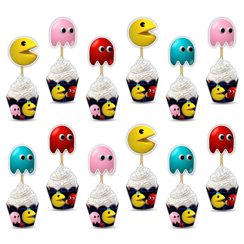 Seyal® Pacmn Ghost Cupcake Wrapper