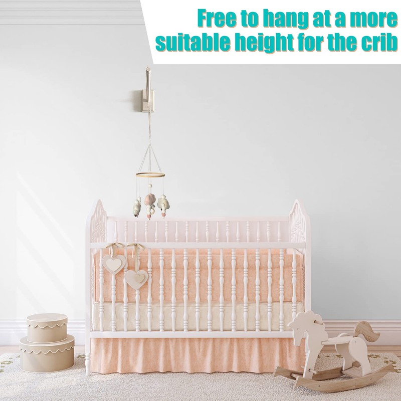 Mobile Wooden Arm, Wall Mounted Suitable for All Cribs 100%