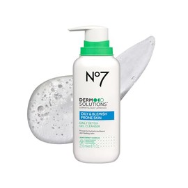 No7 Derm Solutions Daily Detox - Gel limpiador facial formulado con ceramidas, niacinamida y adaptógenos para ayudar a mantener la barrera de humedad,