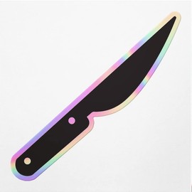 Holographic Decal Stickers of Kitchen Knife Premium Waterproof Vinyl Decal Stickers for Laptop Phone Accessory Helmet Car Window Mug Tuber Cup Door Wall Decoration ANDVER3111052HO