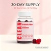 Clean Fiber Gummies for Men, Digestive Gut Health 60 Gummies