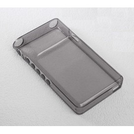 Oidealo Flexible Clear TPU Shock-Absorbent Protective Skin Cover Shell Case for Sony Walkman NW-WM1AM2 WM1ZM2 (Black)