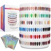 Upgraded Nail Polish Display Book 300 Colors, Professional Nail Color
