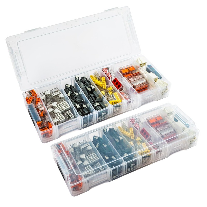 L-BOXX Micro - Transparent, Stackable Small Parts Box - Sorting