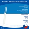 Mont Bleu Coloured Glass Nail File in Black Velvet Bag