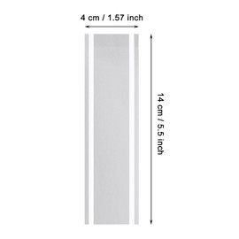 Penta Angel Paper Napkin Band 100Pcs Self-Adhesive Napkin Rings Bulk for Rolling Silverware Table Setup Wedding Event Party Supply (Silver, One Size)