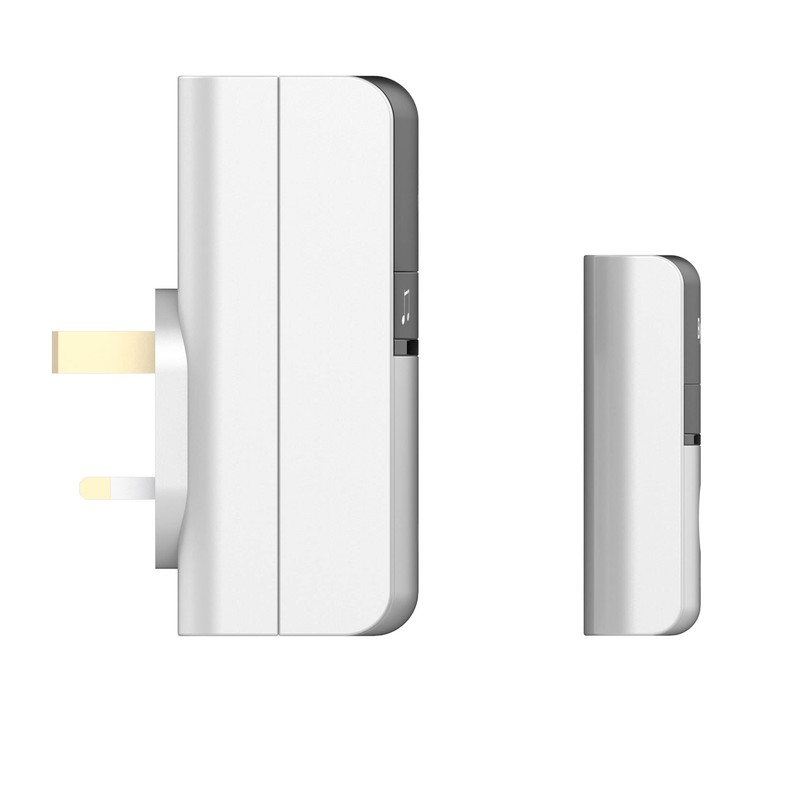 Byron DBY-23412UK Wireless Portable Doorbell Set, 100m Range, 16 Melodies