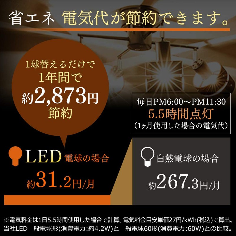 【節電対策】 アイリスオーヤマ(IRIS OHYAMA) LEDフィラメント電球 E26 60形相当 キャンドル色 非調光 LDA7C-G-FC