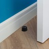 Rubber Door Stop Black Pack of 4