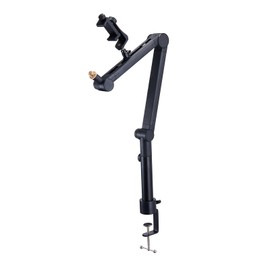 Happybuy Desk-Mounted Microphone Arm, 360° Rotatable and Flexible, Compatible with Blue Yeti, Hyperx Quadcast, and more