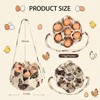 2 Pcs Egg Basket for Gathering Fresh Eggs, Mini Canvas